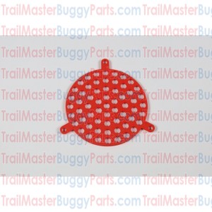 TrailMaster 150 Fan Cover Clapboard Red Top