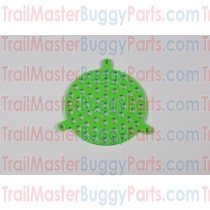 TrailMaster 150 Fan Cover Clapboard Lime Green Top