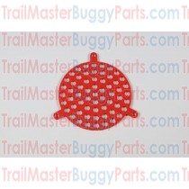TrailMaster 150 Fan Cover Clapboard Red Top