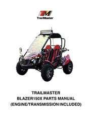 TrailMaster Blazer 150X Parts Manual Full