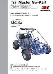 TrailMaster 150 XRX User / Parts Manual